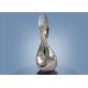 Contemporary Abstract Stainless Steel Metal Sculpture For Home Decoration