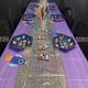 Rectangular Glitter Disposable Picnic Tablecloth