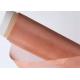 Decorative Guarding 0.1mm-4mm Knitted Copper Wire Mesh Faraday Cage Wire Mesh