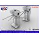 Stainless Steel 304 Tripod Turnstile Gate Standing Type For Bus Station
