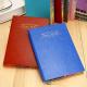 2 Colors Memo Pads Style Custom A5 Hardcover PU Leather Journal Planner Printing