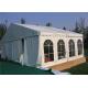 Luxury Outdoor Small Wedding Tent  6 * 12m Anti - Aging Galvanized Steel Insert