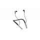 Hot sale neckband silicone string bluetooth headphone,bluetooth earphone with mic and magnetic earbuds