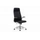 Black PU Leather Revolving Chair Executive Manager Office Chair