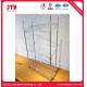 1200mm 450mm Wire Display Shelving ODM 4 Layer Stainless Steel Rack