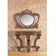 Artificial Wood Polished Carved Makeup Dressing Table With Mirror Wall mouted
