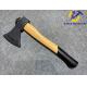 600G Size Forged Steel Materials Axe with Natrual color wooden handle and hook