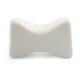White Contour Side Sleepers Memory Foam Knee Wedge Pillow