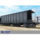 AAR Brake Railway Ore Hopper Wagons Bottom Quick Discharge Heavy Load 90 Tons