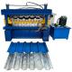 IBR Roofing Sheet Roll Forming Machine Blue Color Double Layer