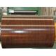 Wood Grain PPG Color Coated Aluminum Coil Stock 3004 3005 3105