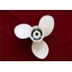 3 Blades Outboard Motor Propeller Replacement For Yamaha , 9 1/4x12-J Size