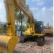 Yellow Used Komatsu Pc220 Excavator Hydraulic Crawler 22 Ton Digger