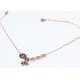Summer Stainless Steel Ankle Bracelet , Rose Gold Plated Stainless Steel Anklet