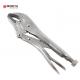Curved Locking Pliers Chrome Vanadium Steel 4, 5, 7, 10, 12 The Jaws Are Made Of CR-V Steel.