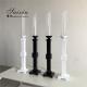 New design single pillar crystal candlesticks for wedding party decoration