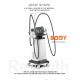 500W Vacuum Skin Tightening Machine with 10-80KPA Pressure