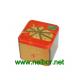 Square watch tin case tin box for Fossil brand with smooth corners