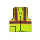 100% Polyester High Visibility Work Uniforms Class 2 Reflective Vest With
