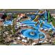ODM Water Park Amusement Summer Sports Rides Swimming Pool Fiberglass Slide for Sale