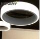 1200MM 1500MM Hot-sell contemporary circle LED chandelier light layer circle shape LED chandelier LED Strips