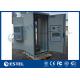 40u Galvanized Steel Outdoor Electronic Equipment Enclosures Front Rear Access