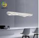 Post Modern Minimalist Word Long Strip LED Chandelier Creative Design Art Hotel Office