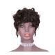 Remy Hair Brazilian Hair Grade Machine Made Curly Pre Plucked Wigs for Black Women