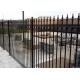 Steel 8 Foot x 5 Foot Black Wrought Iron Fencing Used For ForIndustrial Plants