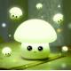 Mushroom Silicone Night Lights USB Smart Bedroom Bedside Eye Care Small Touch Table Lamps