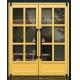 Prehung Upvc Double Glazed Doors 64x80 Exterior automatic swing  Doors kfc door