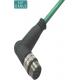 Right Angle Waterproof Extension Cable AC 30V - 250V 4A -40º To 85º C Round Wire