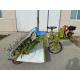 Row Space 300mm Paddy Rice Transplanter Machine 6 Rows With Diesel Engine