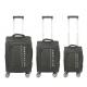 Perry Soft Polyester Black Trolley Luggage Sets