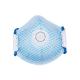 DM043V -3 Non Woven Individual Wrapped Cup Shape Respirator Dust Masks with Valves