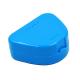 Blue Denture Cup Holder , Denture Soaking Container For Mouthguard