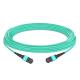 10m (33ft) 12 Fibers Female to Female MTP Trunk Cable Polarity B LSZH OM3 50/125 Multimode Fiber