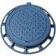 Round Ductile Iron Manhole Cover And Frame OEM Service D400 72kg