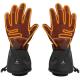 Women Rechargeable Heated Mittens Winter Skiing Electric Waterproof Heated Gloves with 3 Temperature Levels