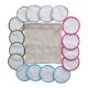 OEM Reusable Makeup Remover Pads With 2 Layer Super Absorb Dry / Ventilated Storage