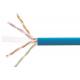 Horizontal Fire Resistant Low Smoke Cables , 4 Pair Category 6 Ethernet Cable
