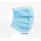 Anti Dust Blue Disposable Safety Mask  3 Ply High Elastic Flat Ear Straps