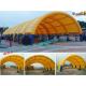 Waterproof Air Tight Inflatable Party Tent For Wedding Exhibition Yellow