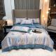 Bedroom Sheet Pillowcase Sets 100% Lyocell Digital Printed Bedding Sheet Set 2022
