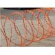 Straight Razor Wire Coil Anti Corrosion Concertina Fencing Wire
