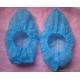Anti Skid Disposable Blue Hospital Cleanroom Cloth Shoe Cover Non Slip