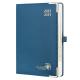 Night Blue Custom 2023 2024 PU Hardcover Academic Planner A5 Vertical Layout