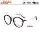 Oval Latest fashion TR90 injection glasses with stainless steel temple,suitable for men and women