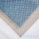 Metallic Diamond Patterned Facade Metal Mesh Curtains for Architectural Interiors and Exteriors