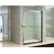 Shower room In-line two sliding shower cabin,hanging rollers shower door,Stainless Steel Glass shower units sale